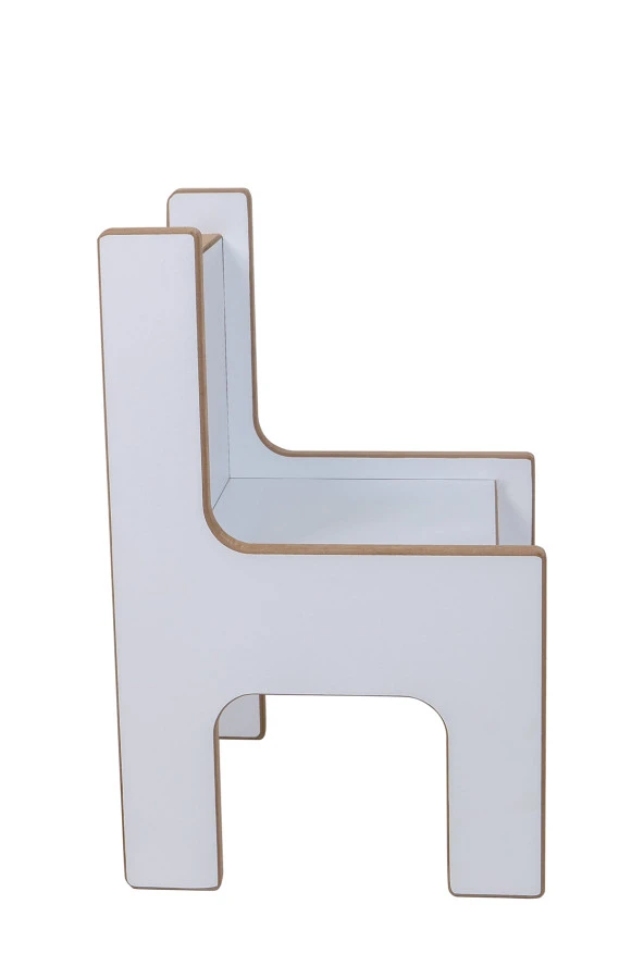 Çocuk Oyun, Aktivite ve Etkinlik Masası, Beyaz-Pembe, 18mm 1.Sınıf MDF - 5