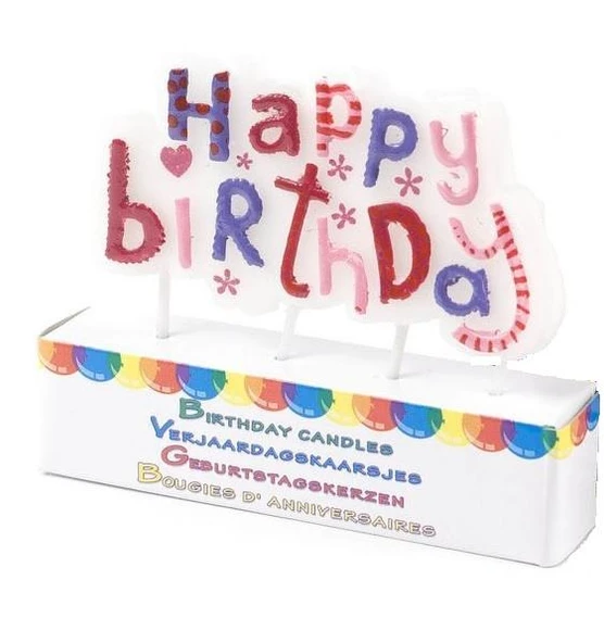 YAŞ GÜNÜ PASTA MUMU PEMBE