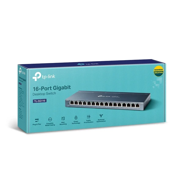 Tp-Link TL-SG116 16 Port Gigabit Switch - 3