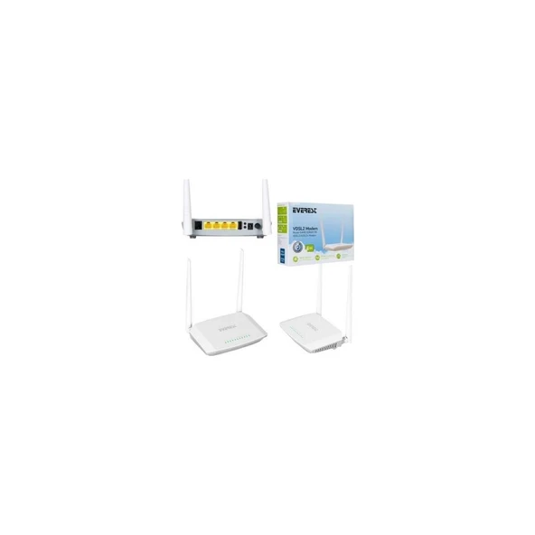 Everest SG-1600 Ethernet 4 Port 300 Mbps Kablosuz 5Dbn ADSL Modem - 2