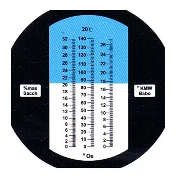 ATC 0-140 OE Meyve Şeker Refraktometresi 0-32 Brix Mas Sacch - 2