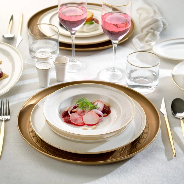 Schafer Mandy Yemek Takımı 56 Parça-Gold - 3