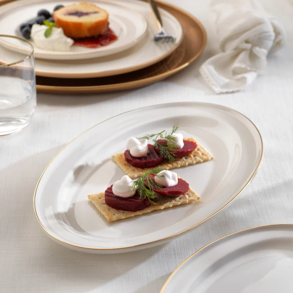 Schafer Mandy Yemek Takımı 56 Parça-Gold - 5