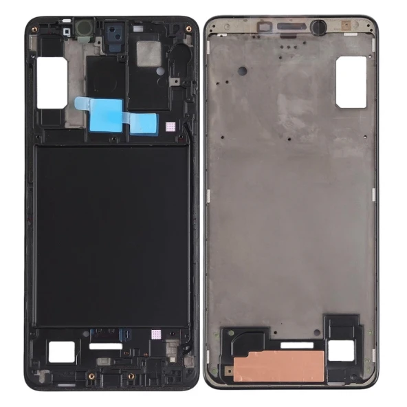 Samsung Galaxy A9 2018 A920 İle Uyumlu Orta Kasa Ekran Çıtası Siyah