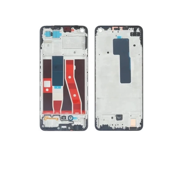 Oppo Reno 5 Lite İle Uyumlu Orta Kasa Ekran Çıtası Siyah