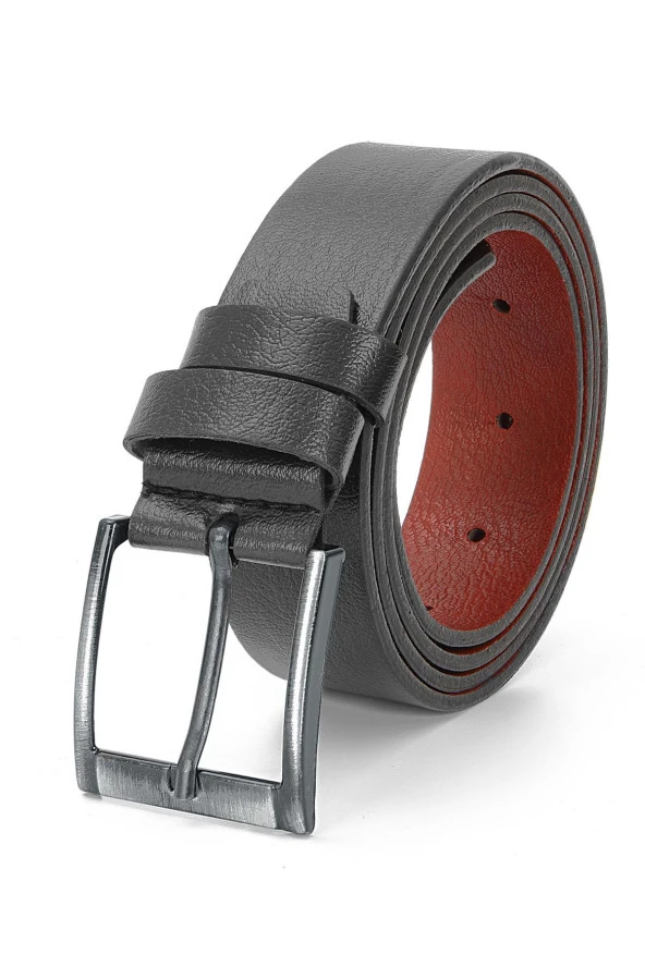 Kutulu Vegan Deri Siyah Fermuarli Erkek Cüzdan Kemer Kartlık Seti  Siyah - Resim 7