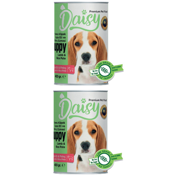 Amore 10+2 Kuzu Parça Etli Yavru Köpek Konservesi, 2 adet 3lü Sticks - 3