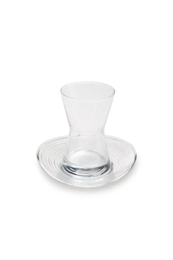 Lav derin çay bardağı seti takımı çay tabağı + çay bardağı 12 parça çay seti - Resim 2