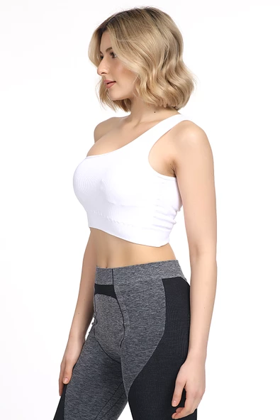 DoReMi Seamless Tek Askı Spor Büstiyer - 4