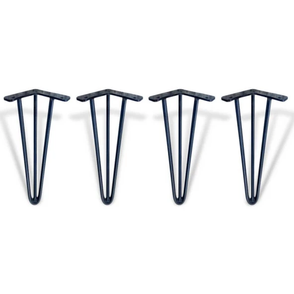Metal Firkete Demir Masa Sehpa Ayağı 60 Cm