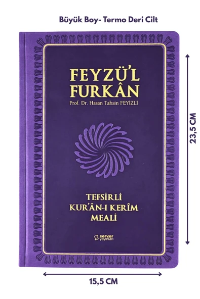 FEYZÜL FURKAN BÜYÜK BOY SADECE MEAL CİLTLİ-LİLA  SERVER YAYINLARI - 2