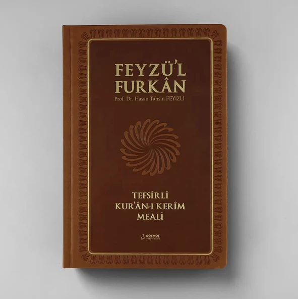 *KAMPANYA*FEYZÜL FURKAN BÜYÜK BOY SADECE MEAL CİLTLİ-KAHVERENGİ  SERVER