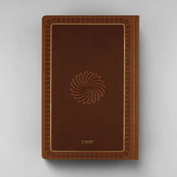 *KAMPANYA*FEYZÜL FURKAN BÜYÜK BOY SADECE MEAL CİLTLİ-KAHVERENGİ  SERVER - 2