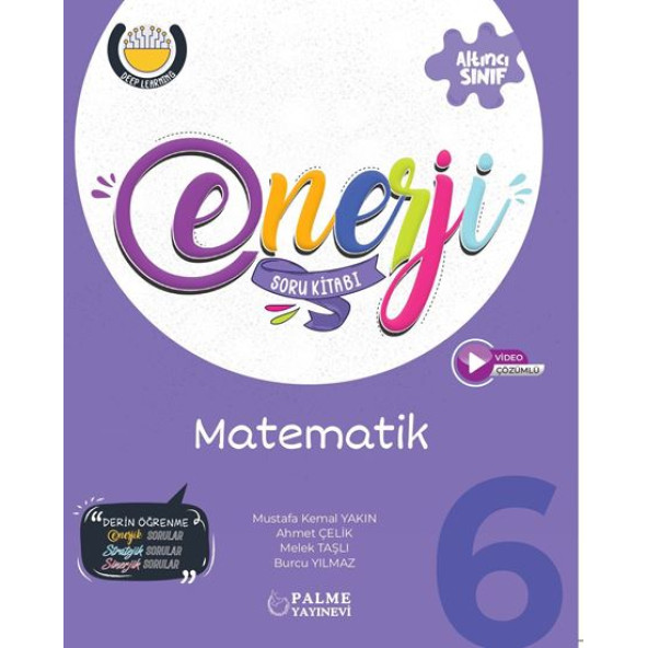 Palme Yayınevi 6. Sınıf Enerji Matematik Soru Kitabı