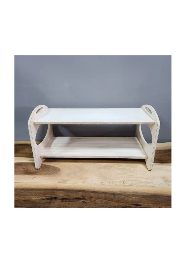 ahşap 6 çift kapasiteli ayakkabılık - 2