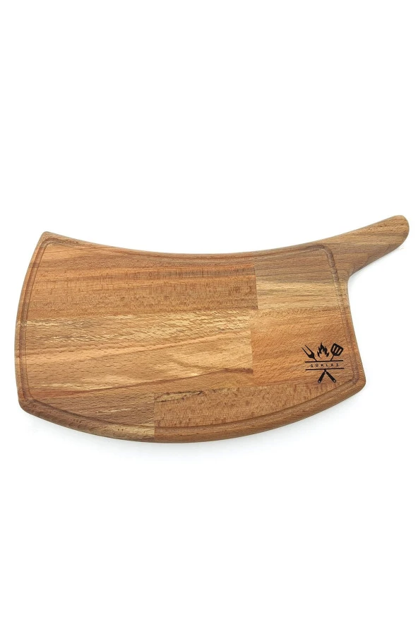 Kesme Tahtası Servis Tahtası Kayın Sunum Tahtası Handmade Serisi - 3