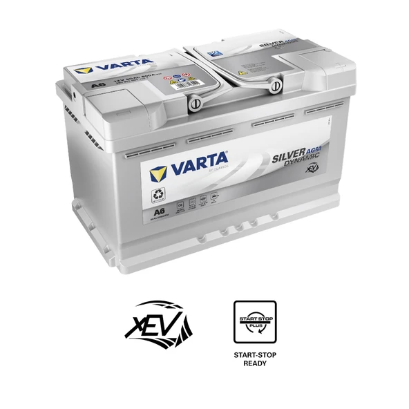 VARTA A6-F21 80AH START STOP AGM AKÜ (ÜRETİM TARİHİ:2024)