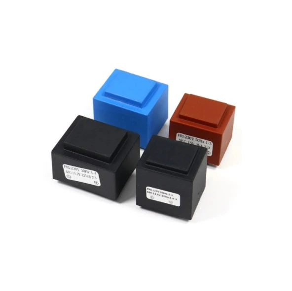 Kapalı Tip Pcb Trafo 220V AC 12V 1.5VA 125mA 27x32x21mm - 5 Adet - 4