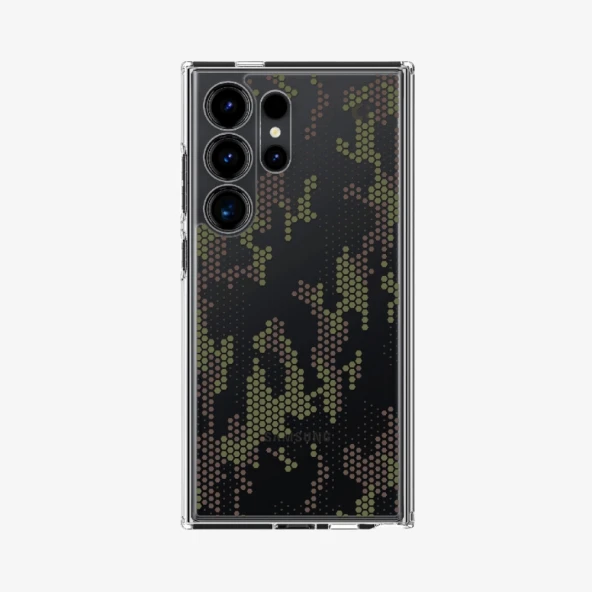 Galaxy S24 Ultra Kılıf, Spigen Ultra Hybrid Digital Camo