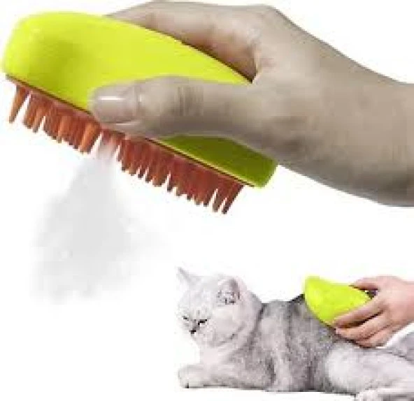 PET BRUSH KEDİ & KÖPEK BUHARLI TARAK ŞARJLI