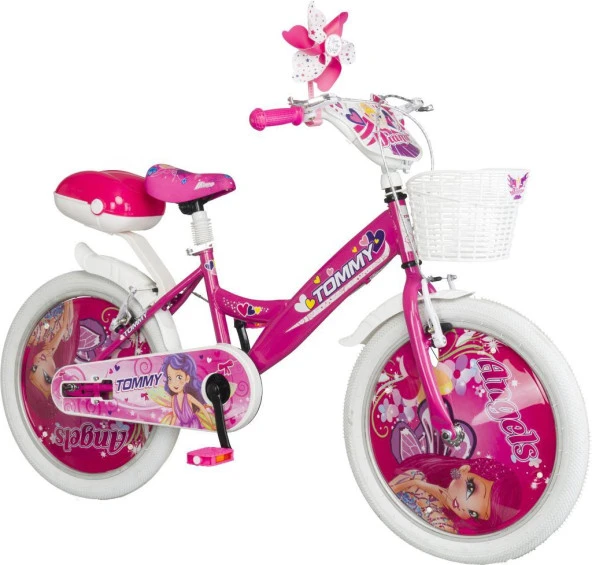 TommyBike Kız Bisikleti 7-10 Yaş Çocuk Bisikleti 20 Jant Bisiklet Kapaklı - 2