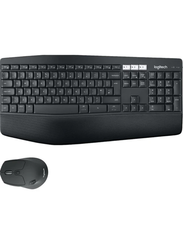 Logitech MK850 Performans Kablosuz Türkçe Klavye Mouse Seti - Siyah