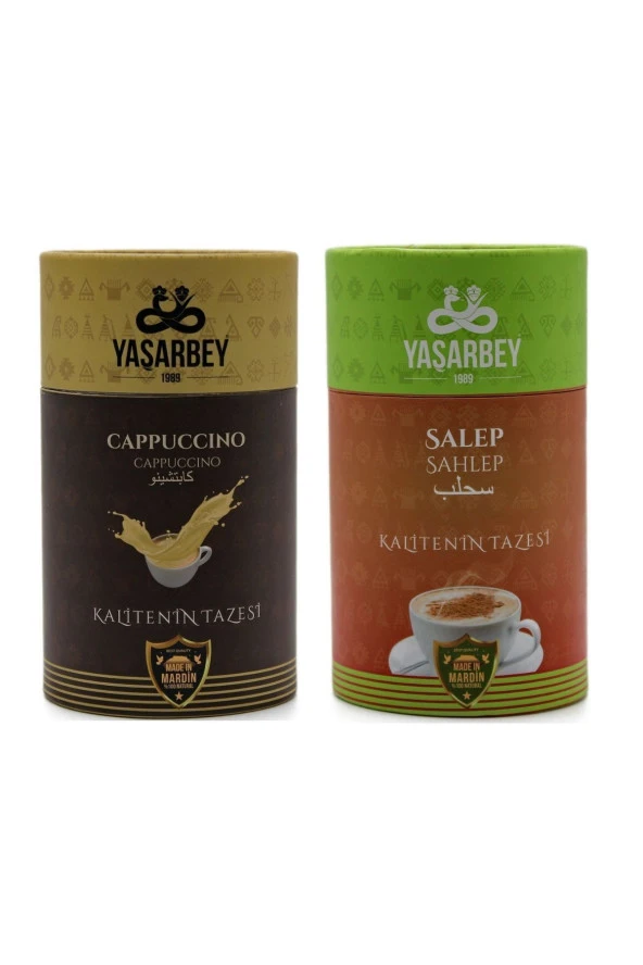 Yaşarbey Salep+Cappucınno 2'Li Avantajlı Set ( Hediyelik Kutu )