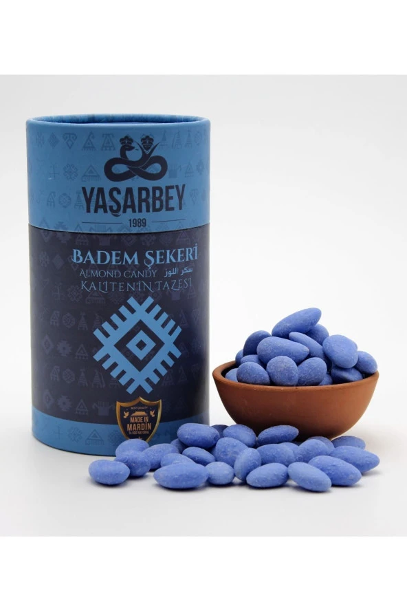 Yaşarbey Özel Mardin Badem Şekeri (Mavi) 500 Gr