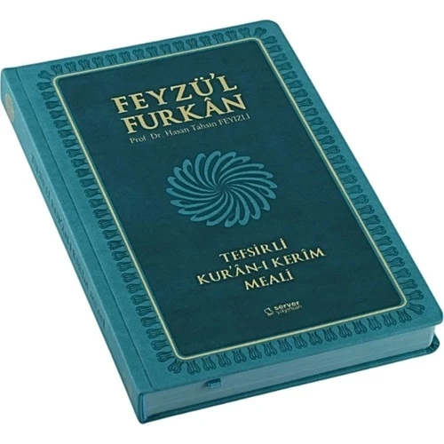 *KAMPANYA*FEYZÜL FURKAN METİNSİZ TEFSİRLİ MEAL CEP BOY CİLTLİ TURKUAZ - 6