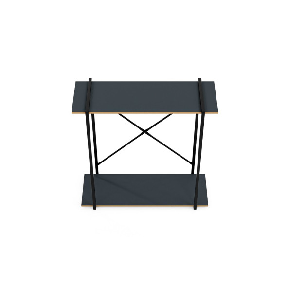 Eportatif Metal Ayaklı Dresuar Raflı Dresuar Dekoratif Metal Dresuar Füme 1378 - 9