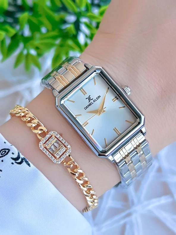 Daniel Klein Çelik Kordon 2Yıl Garantili 3 Atm Suya Dayanıklı Kadın Kol Saati+Bileklik BDK.1335.04 ürün görseli