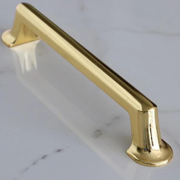 Gold Altın Metal Kulp 128 Mm-12.8 Cm Mobilya Çekmece Mutfak Dolabı Dolap Kapak Kulpları Kulbu - 3