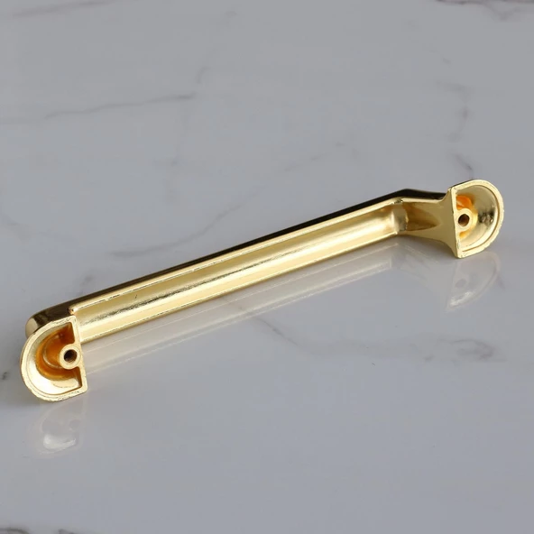 Gold Altın Metal Kulp 128 Mm-12.8 Cm Mobilya Çekmece Mutfak Dolabı Dolap Kapak Kulpları Kulbu - 5