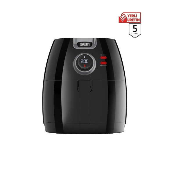 SEM Aircook Hava Fritöz Akıllı Yağsız Kızartma Sıcak Airfryer SC301