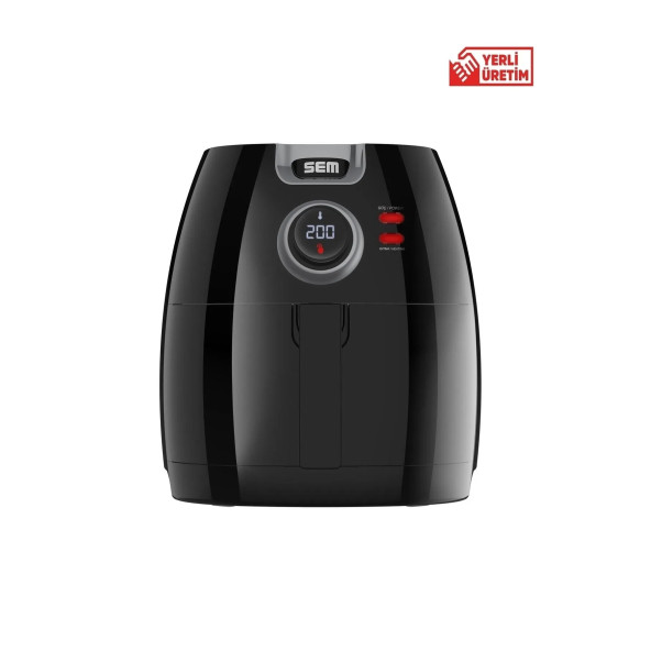 SEM Aircook Hava Fritöz Akıllı Yağsız Kızartma Sıcak Airfryer SC301 - 2