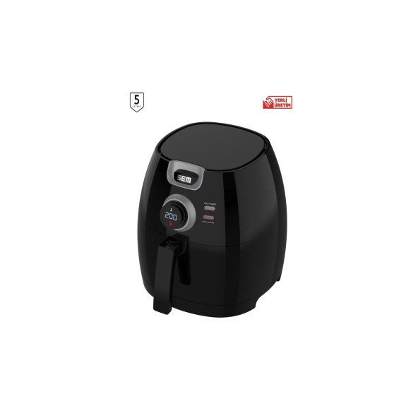 SEM Aircook Hava Fritöz Akıllı Yağsız Kızartma Sıcak Airfryer SC301 - 5