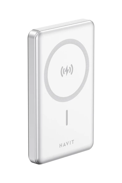 Havit 10000mAh Magsafe Manyetik Kablosuz Powerbank Ultra İnce 20W, Iphone Uyumlu - 3