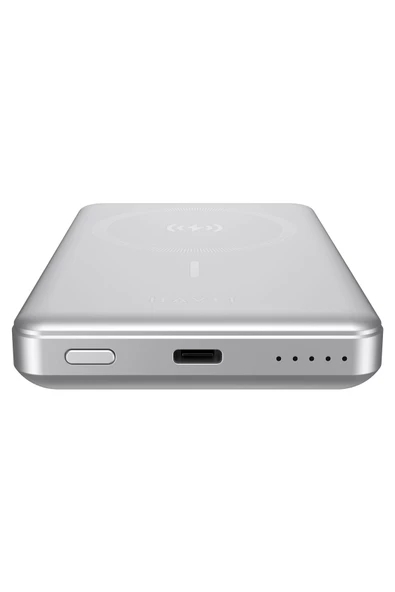 Havit 10000mAh Magsafe Manyetik Kablosuz Powerbank Ultra İnce 20W, Iphone Uyumlu - 6