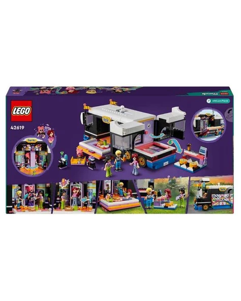 Lego Friends Pop Star Müzik Turne Otobüsü 42619 - 3