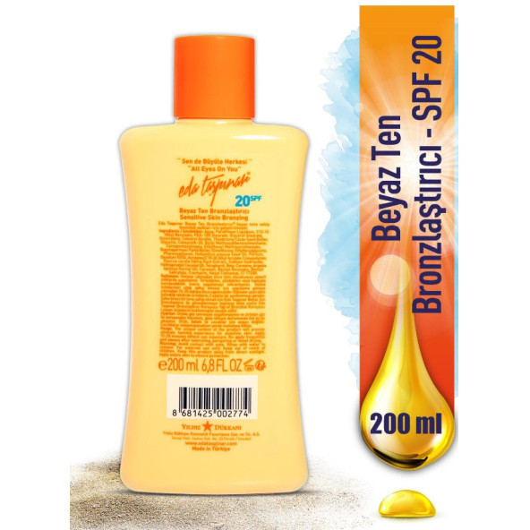 Eda Taşpınar Beyaz Ten Bronzlaştırıcı - SPF 20 - 2