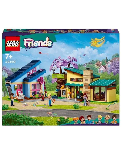 Lego Friends Olly ve Paisley'nin Aile Evleri 42620