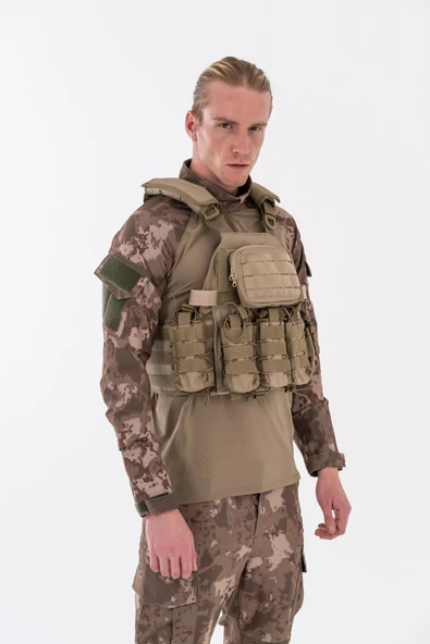 Bikatex Fırtına Atak Hücum Yeleği Göbek Üstü - Resim 2