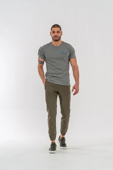 Combat Tactical Outdoor Taktik Jogger Kargo Torba Cepli Paraşüt Pantolon Safari - 513 - Resim 4
