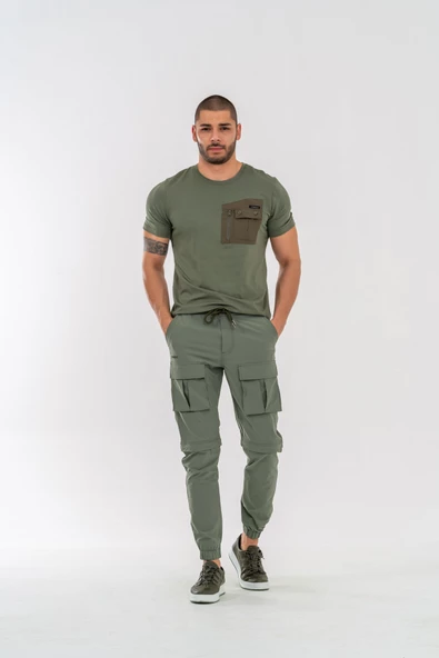 Combat Tactical Outdoor Şort Olabilen Pantolon Şort Bermuda Kapri Pantolon  –  519 - N21