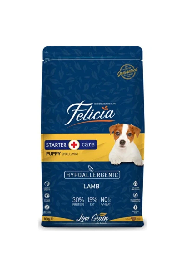Felicia Az Tahıllı Kuzulu Small&mini Yavru Köpek Maması 6 Kg