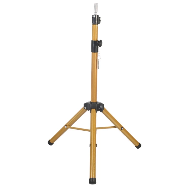 Kuaför Eğitim Mankeni İçin Metal Tripod - Simli Gold + Taşıma Çantası TRIPOD-SIMLI-GOLD - Resim 4