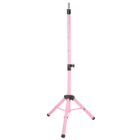 Kuaför Eğitim Mankeni İçin Metal Tripod - Pembe + Taşıma Çantası TRIPOD-PEMBE - 3