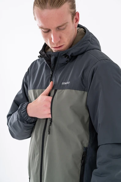 Combat Tactical Outdoor Taktik Mont Spor Kapüşonlu Mont Mevsimlik Dik Yaka Mont - 318 - 6