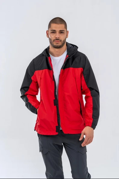 Combat Tactical Outdoor  Mevsimlik Su Geçirmez Yağmurluk Mont Kapüşonlu Rüzgârlık Mont - 606 - 11
