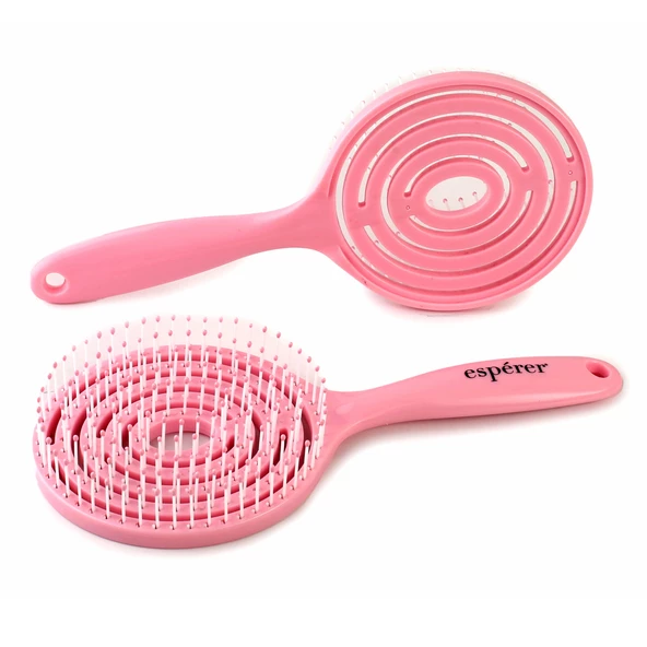 Topuzlu Saç Açma Fırçası - Şeker Pembesi - JT9212 JT9212PINK